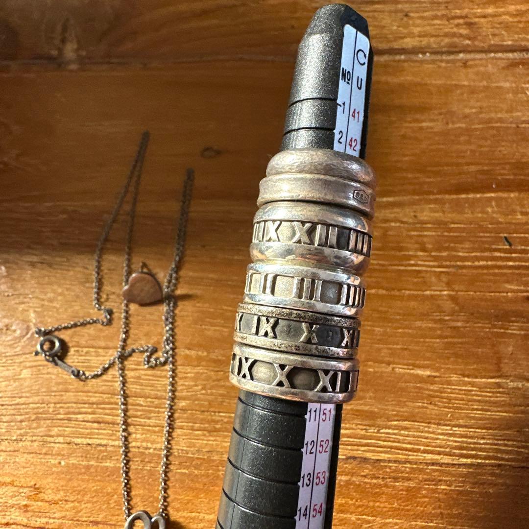 再出品　Tiffany シルバーアクセサリー リング ネックレス ピアス