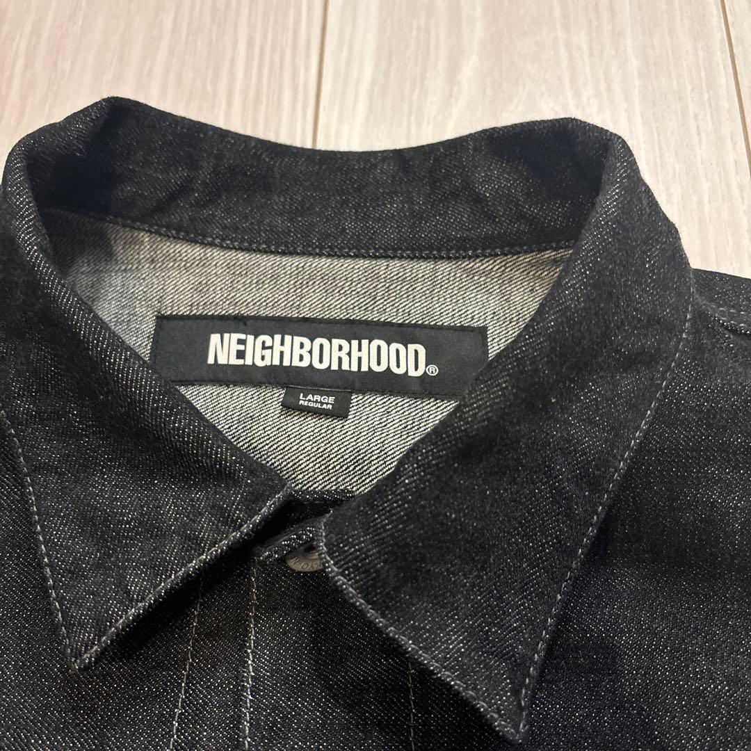 NEIGHBORHOOD RIGID DENIM TYPE-2 JACKET 黒