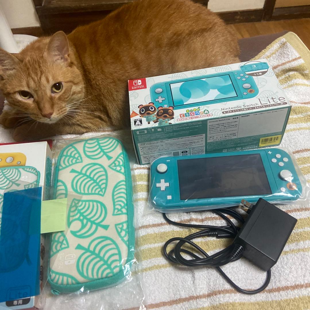 割引6/29迄 Nintendo スイッチライト本体 あつ森+ケース付