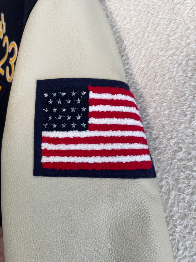 GBsport ジービースポーツ　スタジャン　ネイビー／クリーム　XL