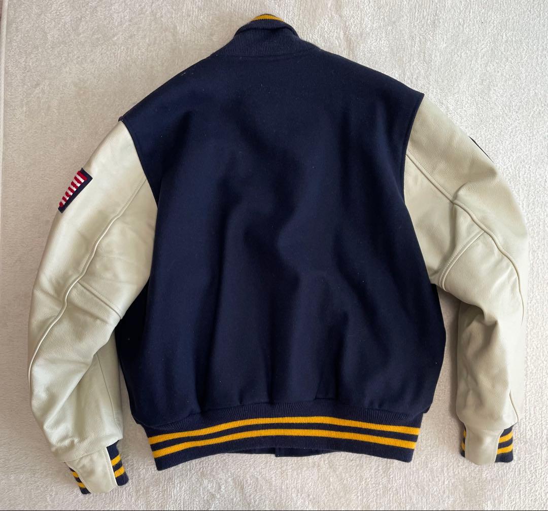 GBsport ジービースポーツ　スタジャン　ネイビー／クリーム　XL