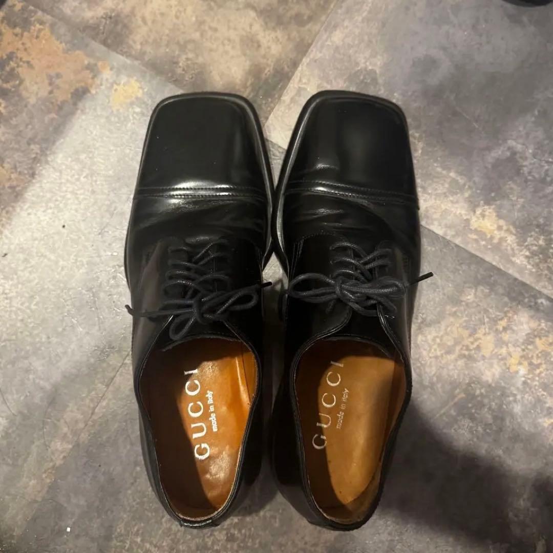 Gucci Derby Shoes スクエアトゥ　41E イタリア製