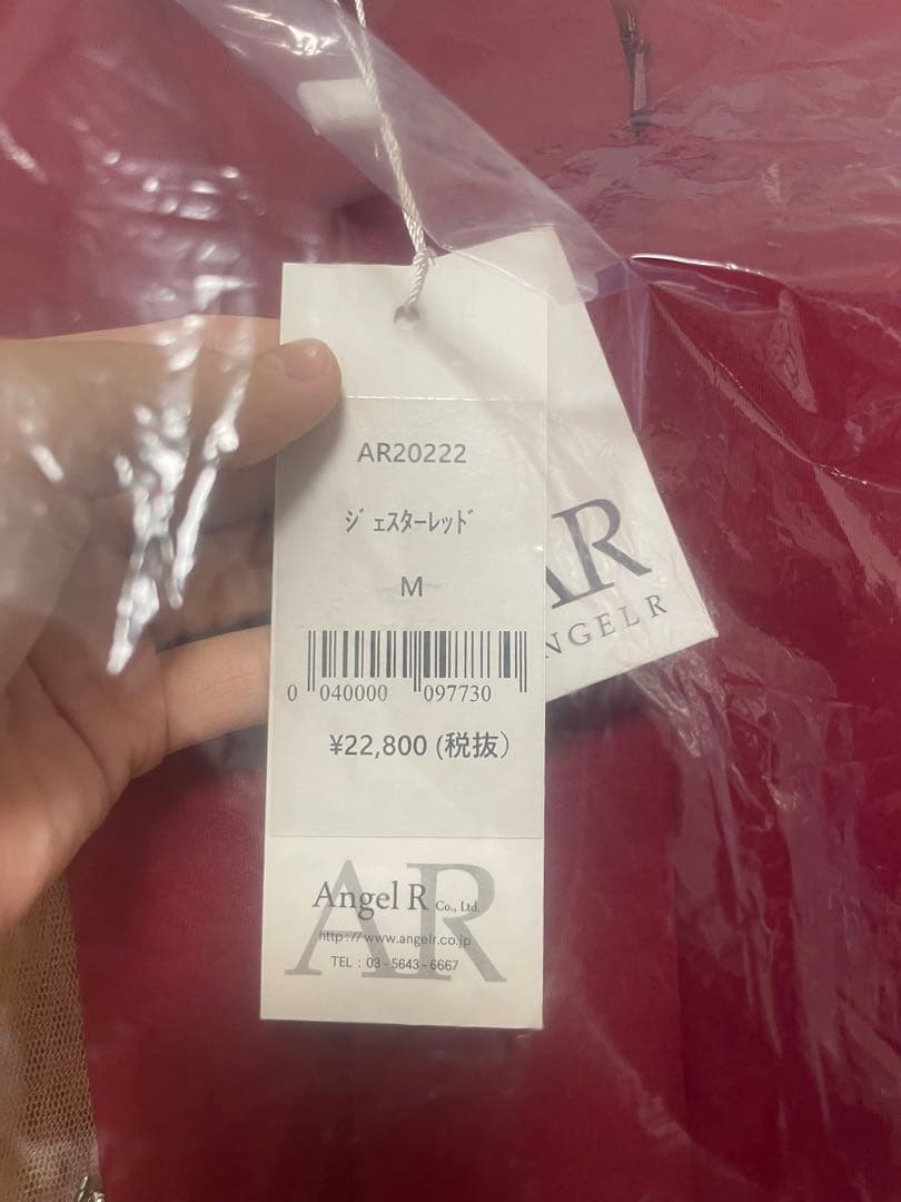 エンジェルアール　Angel R ドレス　赤　レッド　ジェスターレッド　キャバ