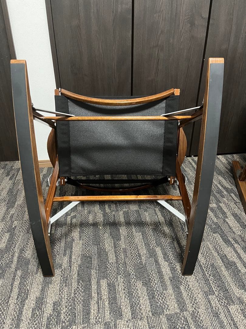 カーミットチェア　ウォールナット① ロッキングベース　アームレスト