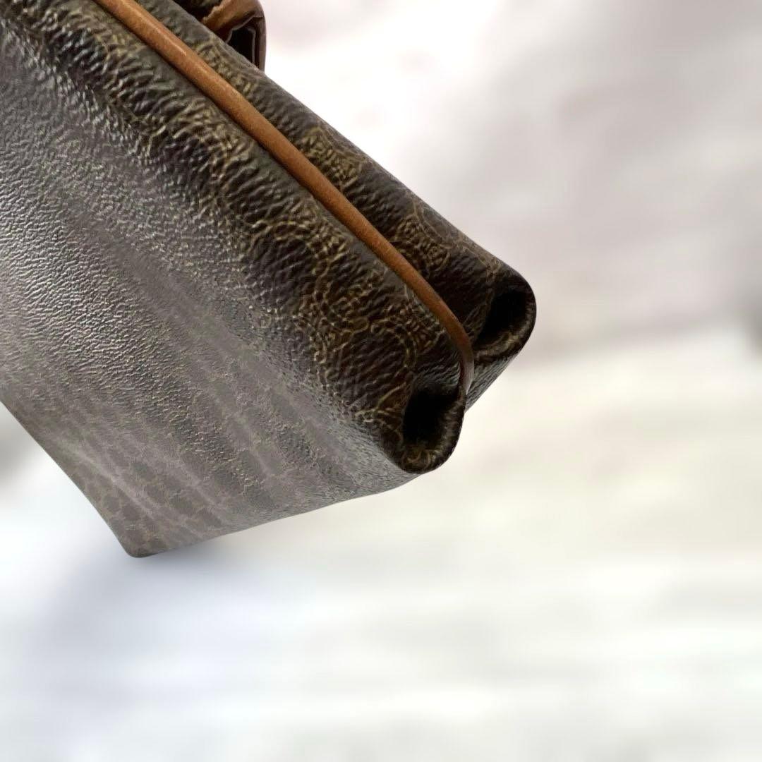 CELINE セリーヌ　マカダム柄　ポーチ　クラッチバッグ