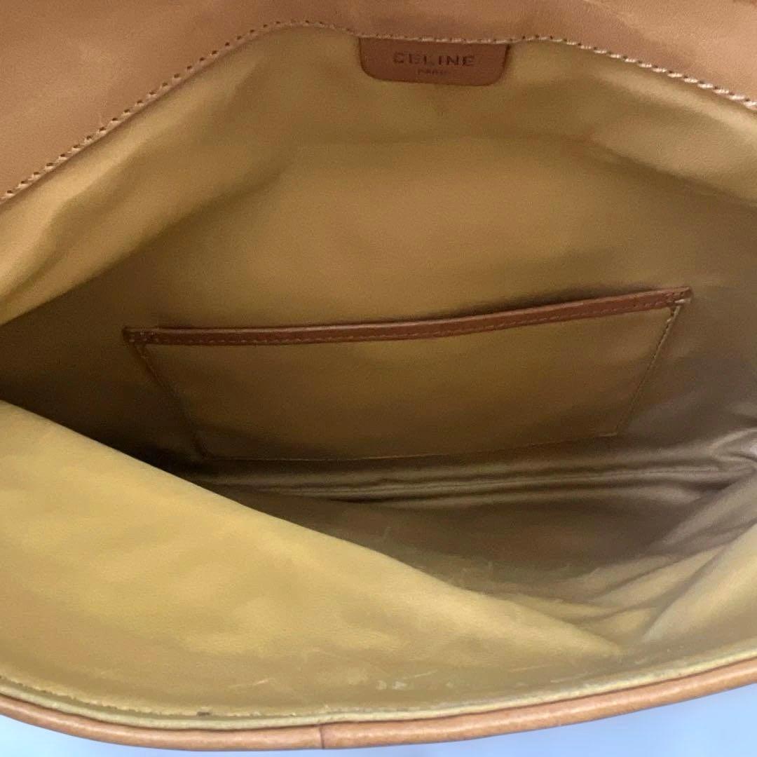 CELINE セリーヌ　マカダム柄　ポーチ　クラッチバッグ