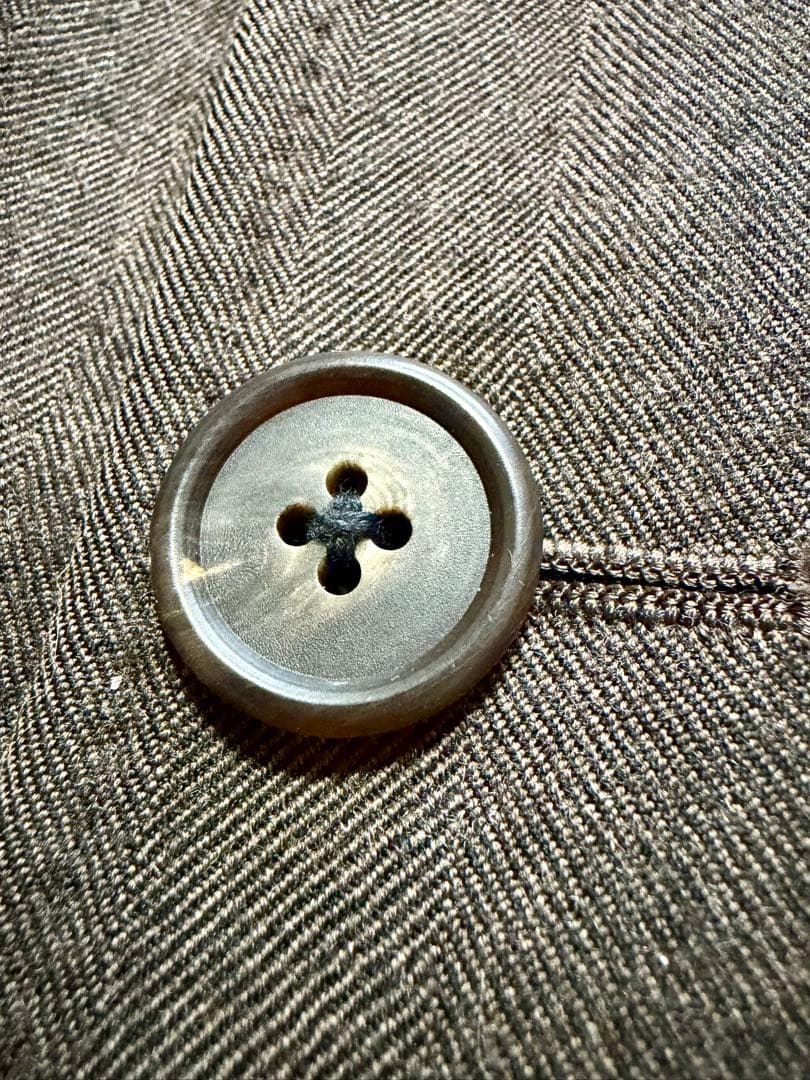 ポールスミス ロンドン ヘリンボーン×ベルベット 英国クラシック ロングコート