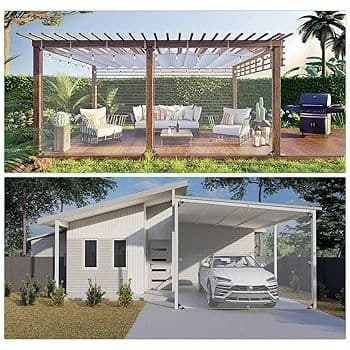 2×4m クリアタープ 温室 庭 パティオ用 結束ロープ付き