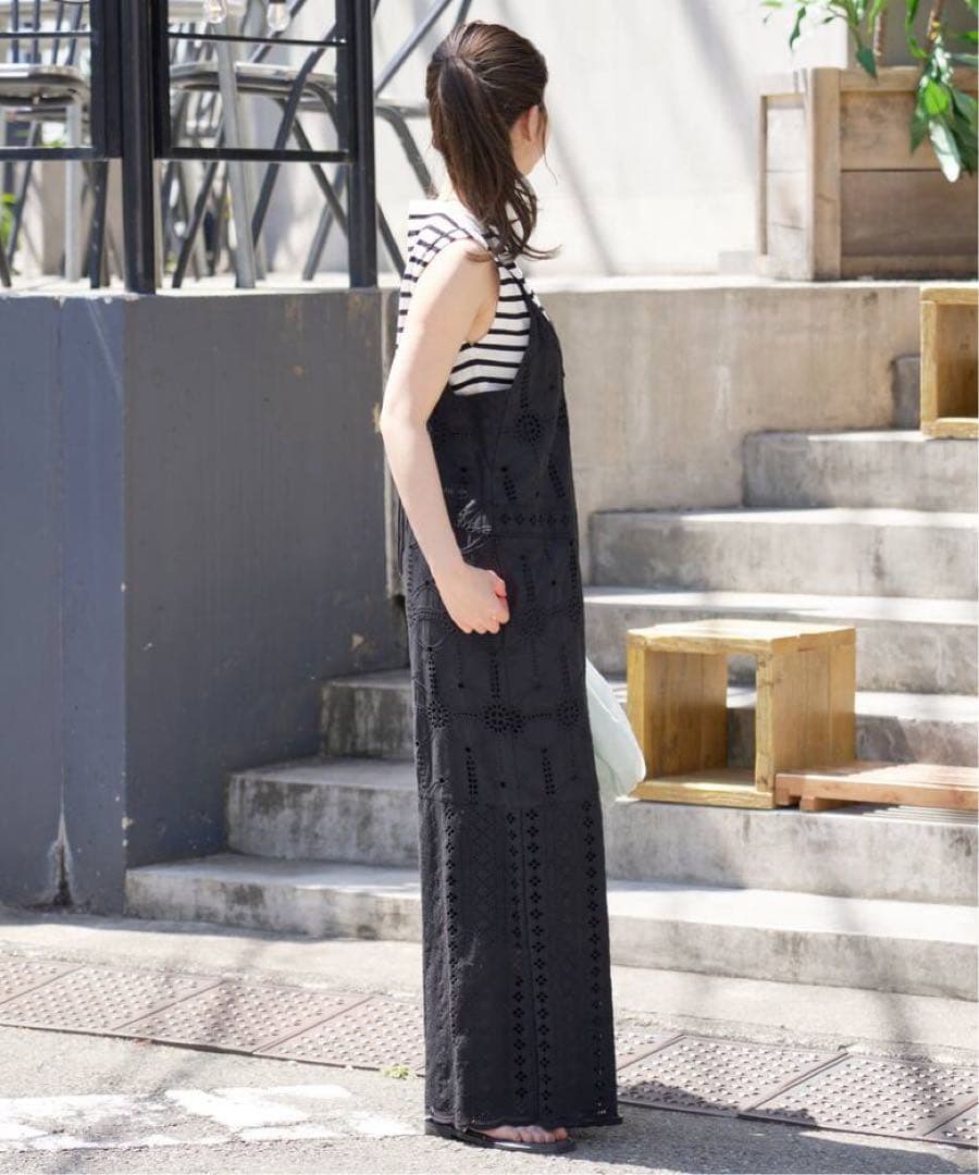 IENA レースオールインワン　38 ブラック　黒　イエナ