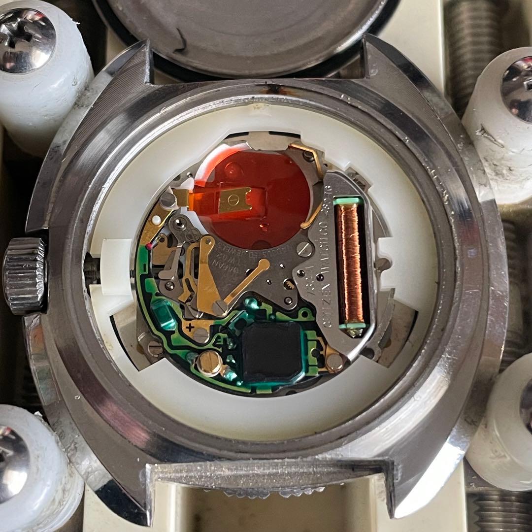 電池交換済　希少　シチズン　クリストロン ダイバー