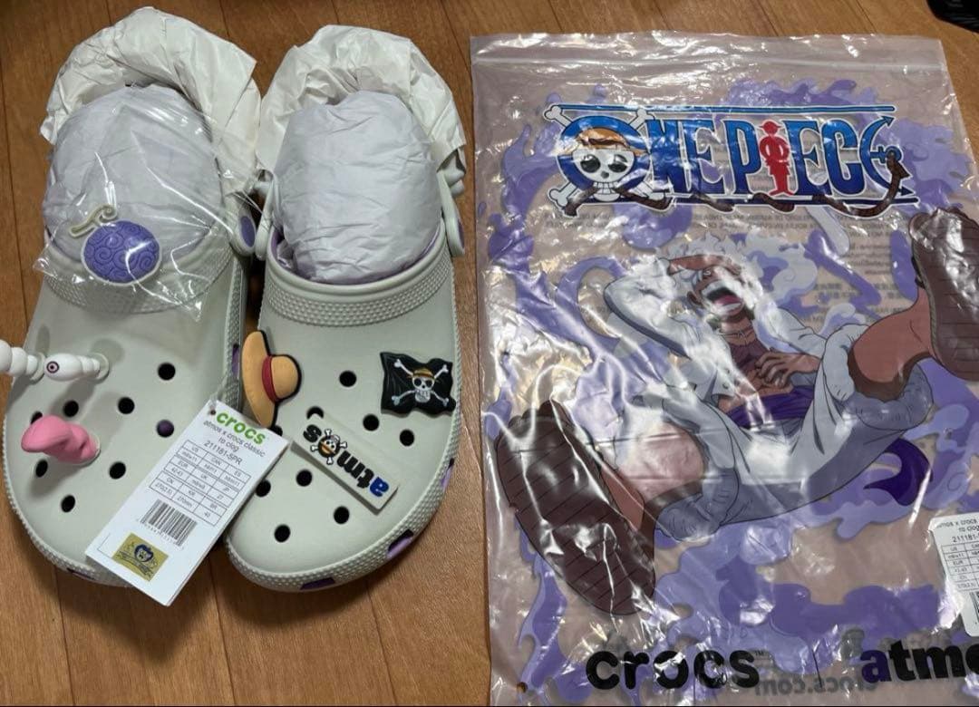 ワンピース × アトモス ギアファイブ クラシック ラバーアウトソール クロッグ
