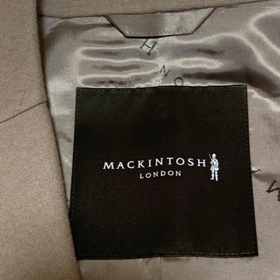 【マッキントッシュロンドン✖️ドーメル】ダブルフェイスウールコート 38
