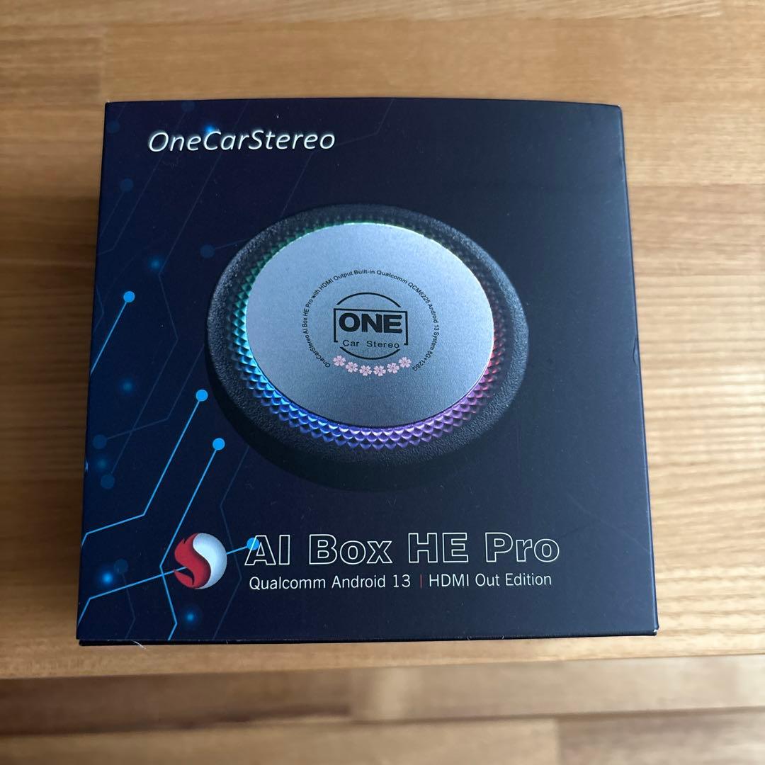 He Pro AI Box CarPlay対応 接続数回 美品 箱・付属品完備