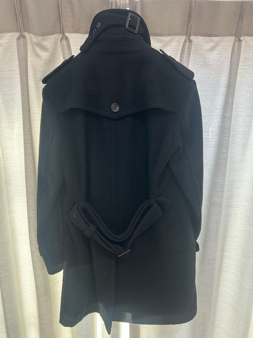 BURBERRY BLACK LABEL Pコート ブラック M