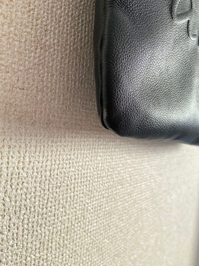 agnes b. アニエスベー レザー トートバッグ ビジネスバッグ ブラック