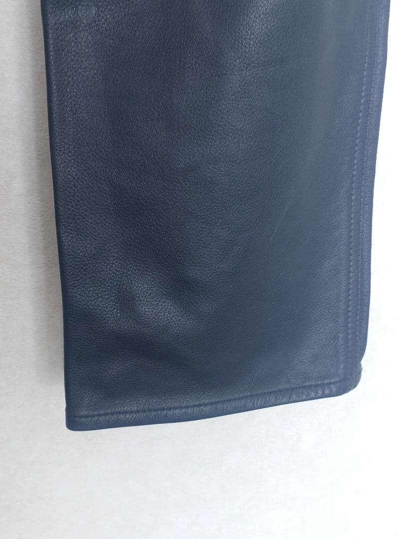 CRIMIE レザーパンツ L　牛革　スリムストレート　クライミー