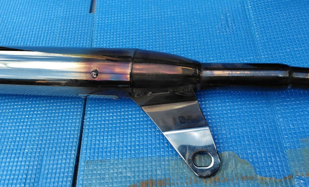 キタコ　ステンレススポーティダウン マフラー カブ110