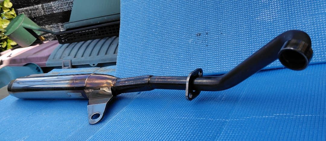 キタコ　ステンレススポーティダウン マフラー カブ110