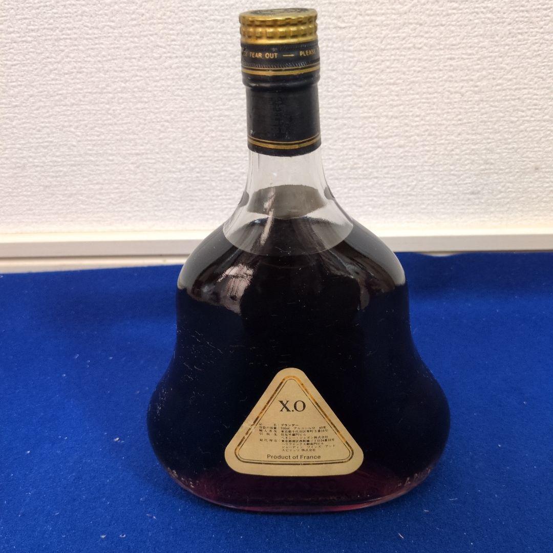 Hennessy　XO 700ml クリアボトル 金キャップ ヘネシー　古酒
