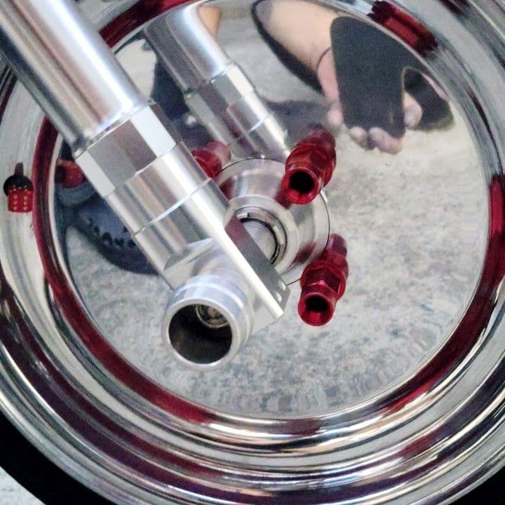 DIO、ズーマーフロントフォーク