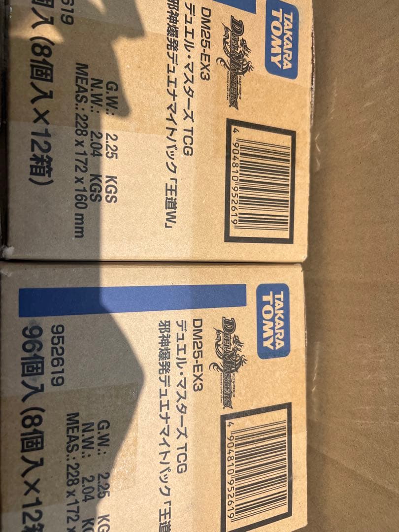 専用デュエマ DM25-EX3 邪神爆発デュエナマイトパック 王道W カートン