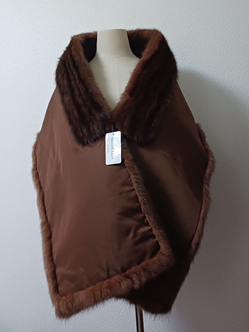 新品　大判　ロシアンセーブル　ショール