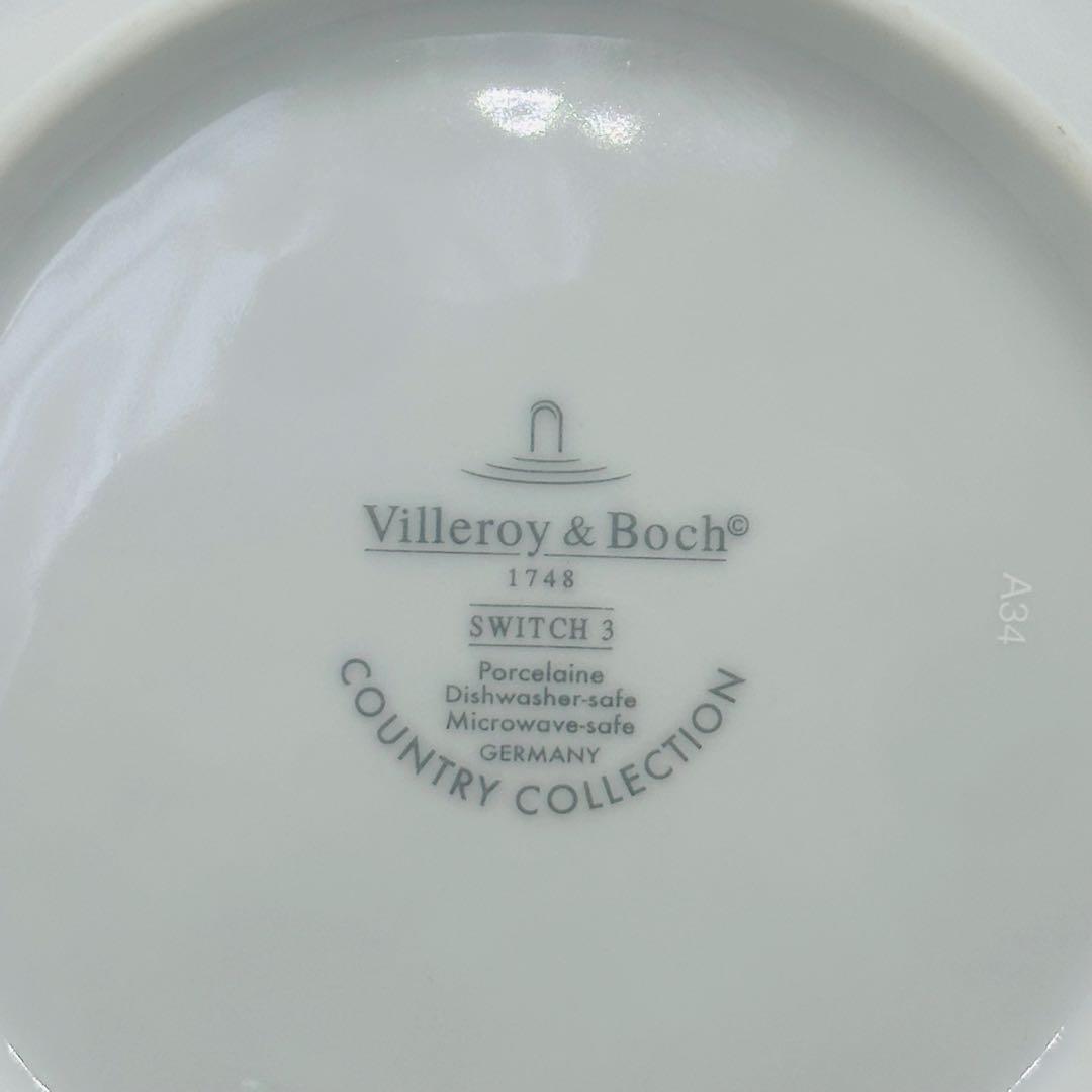 専用　ビレロイ&ボッホ 23㎝ 4枚 ゴブレット　ピーナツプレートペア