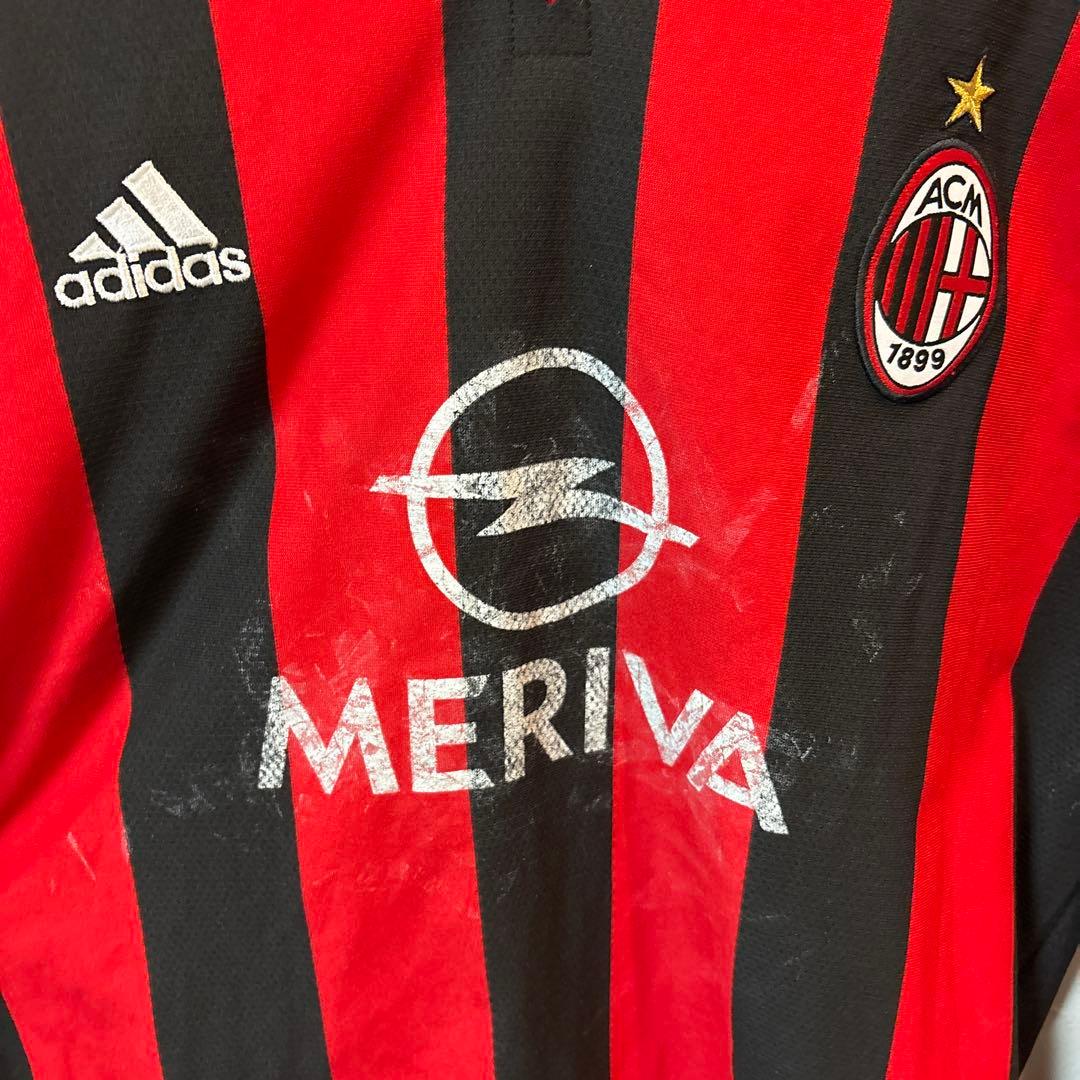 ACミラン　ユニフォーム　長袖　ゲームシャツ　サッカーシャツ