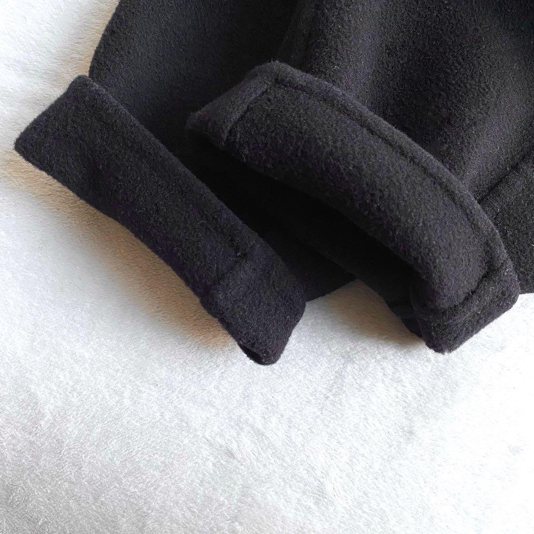 【美品✨】ドゥーズィエムクラス　Victorianリバーノーカラーコート　黒