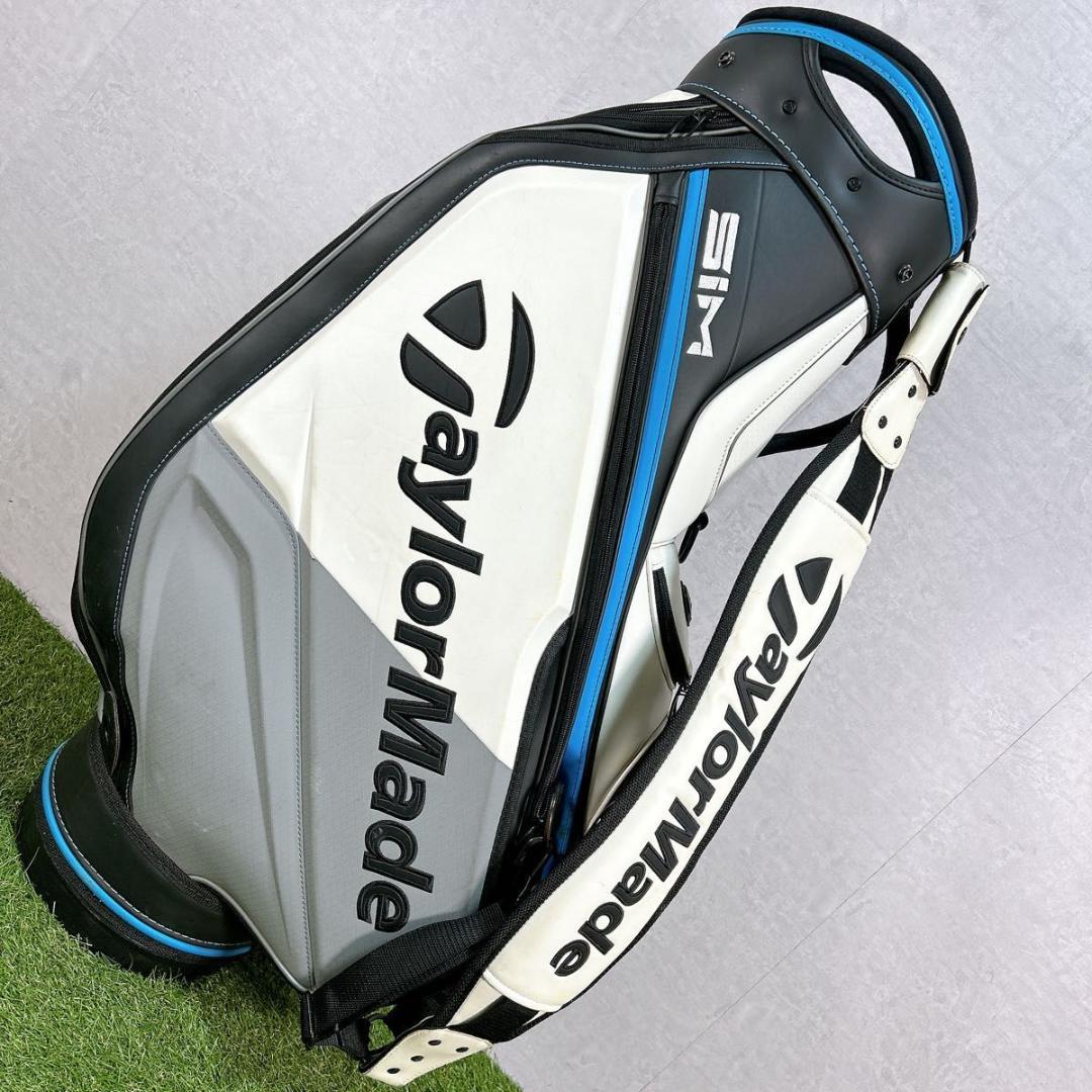 SIM シム　テーラーメイド メンズ ゴルフ キャディバッグ ブルー　青