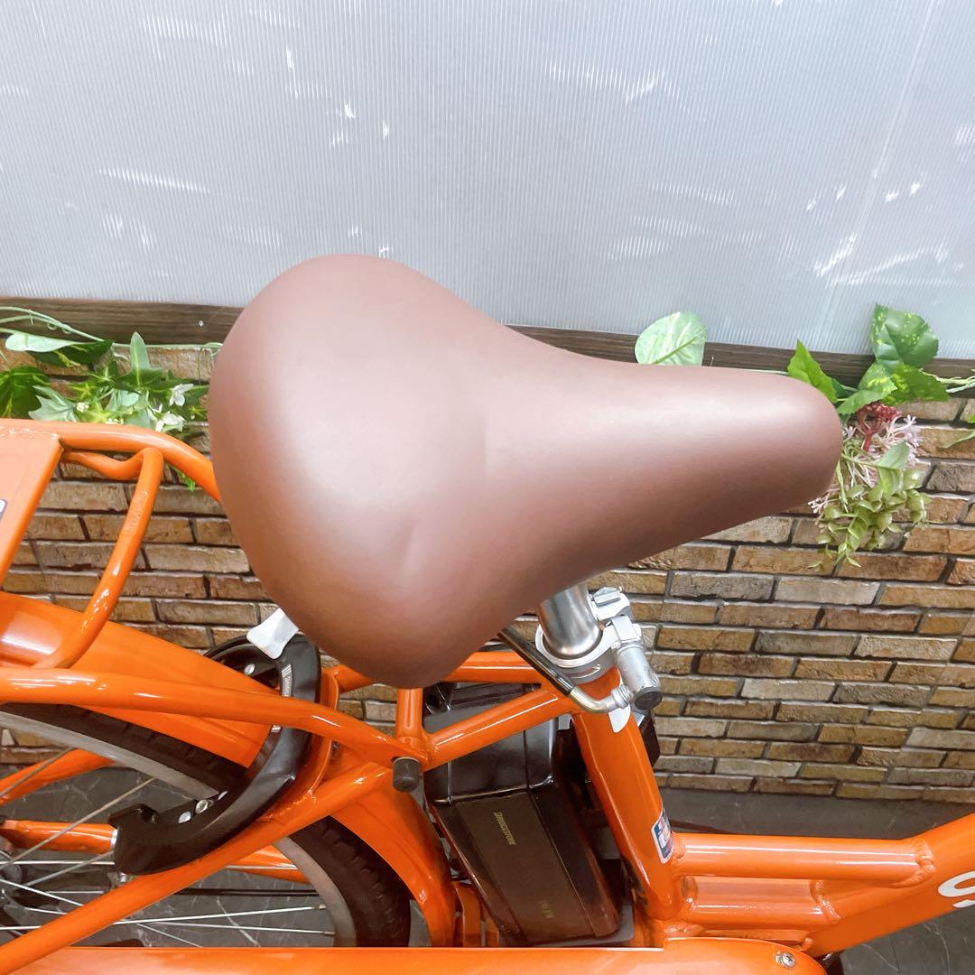 【80】電動自転車 ブリヂストン STEPCRUZ オレンジ