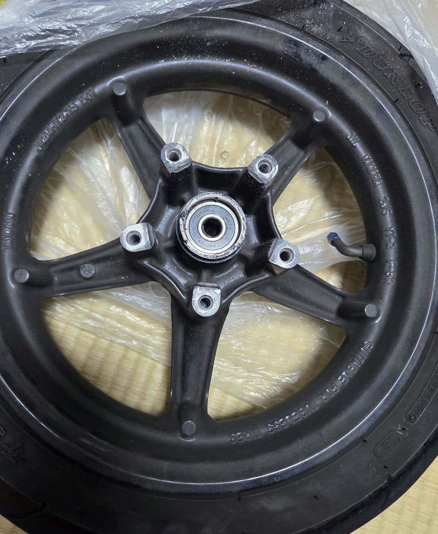 シグナスX 4.5型用前後ホイールタイヤ付き