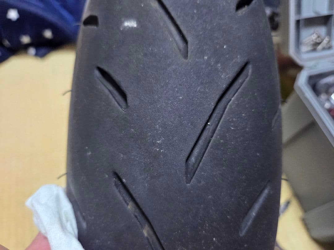 シグナスX 4.5型用前後ホイールタイヤ付き