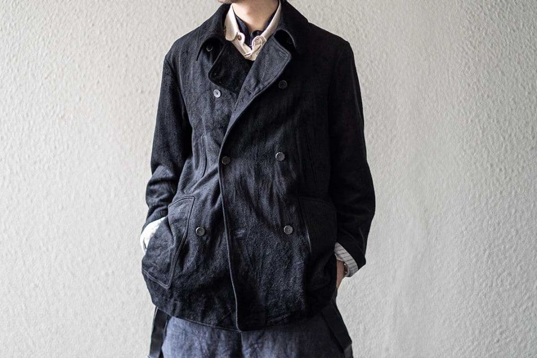 ARAKI YUU／Double Breasted Short Coat