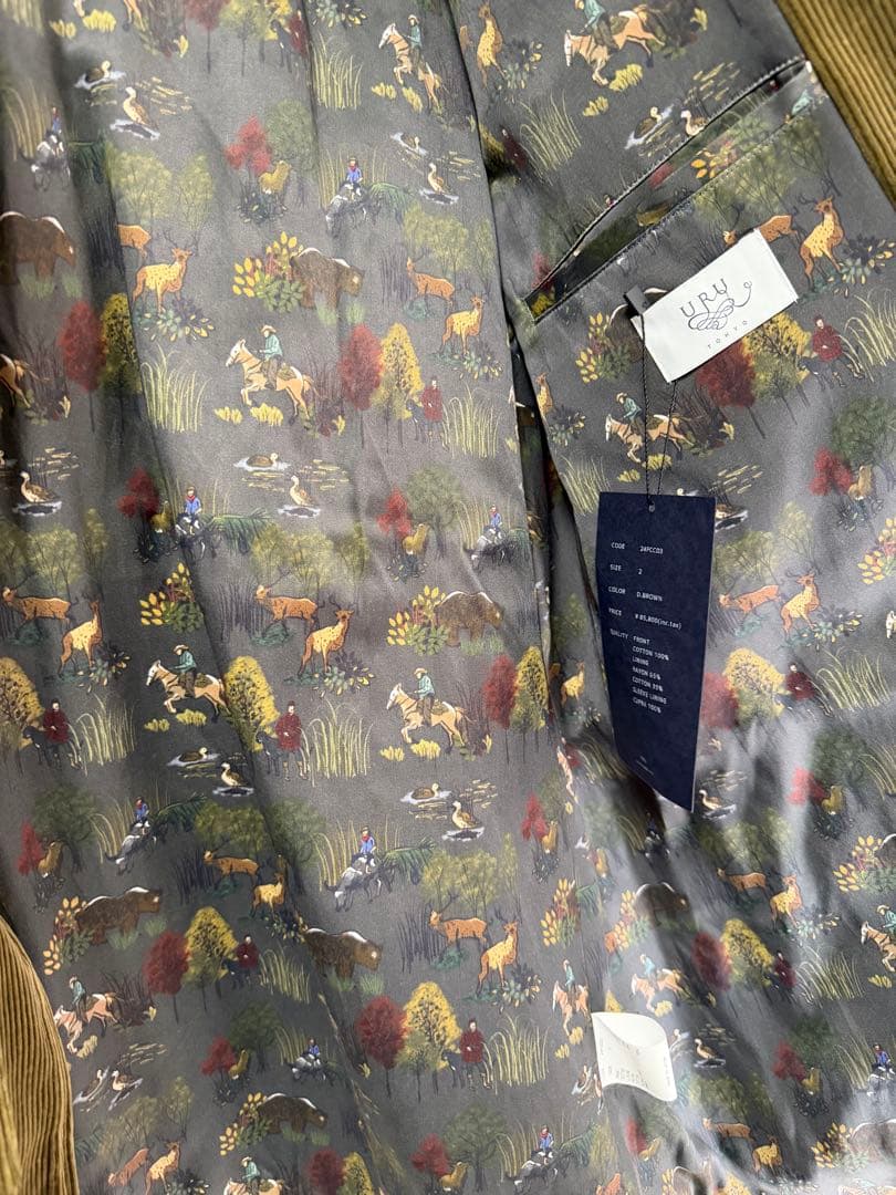 URU ウル ハンティング ジャケット 新品　定価¥85,800