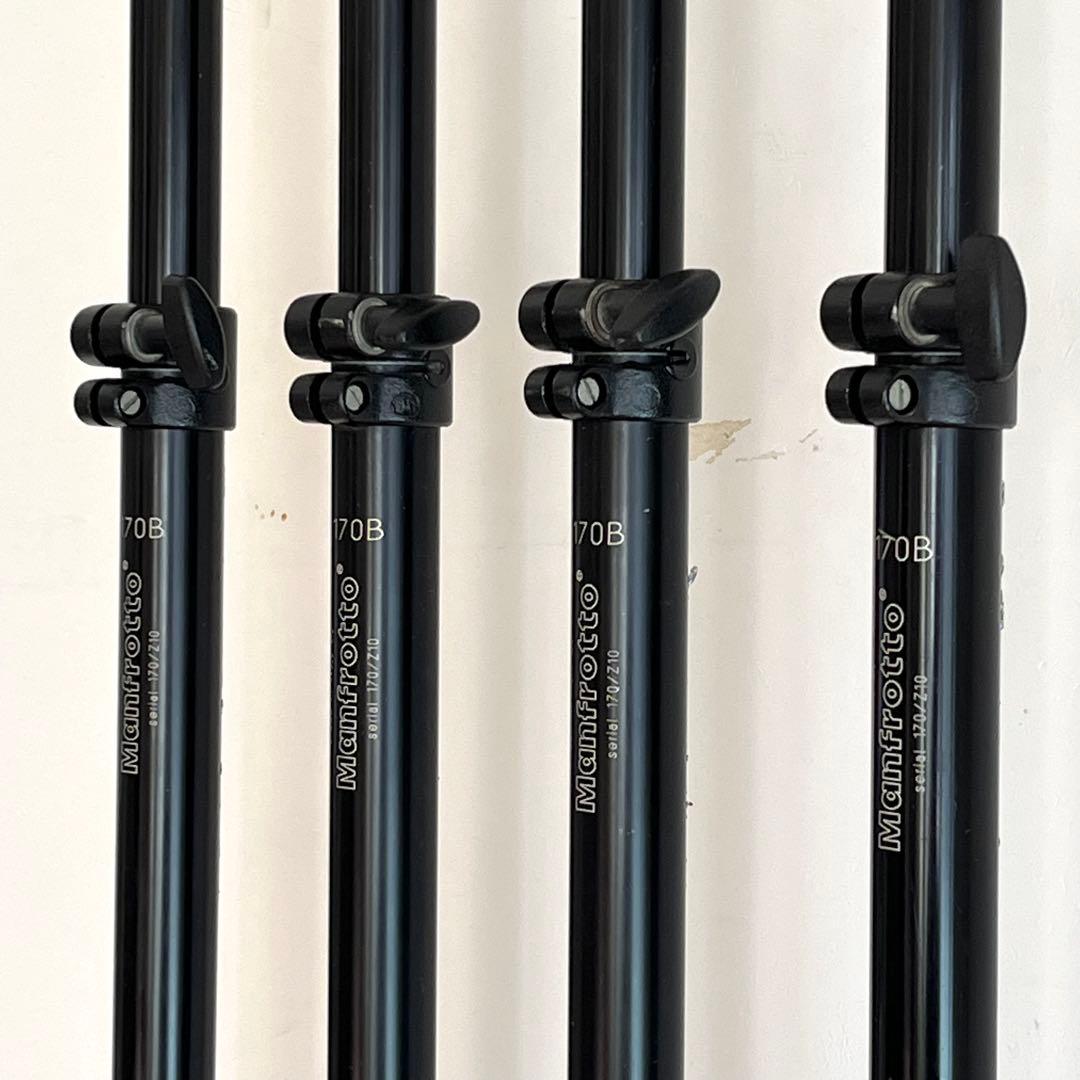 Manfrotto ミニポール 170B スタンド 4本セット