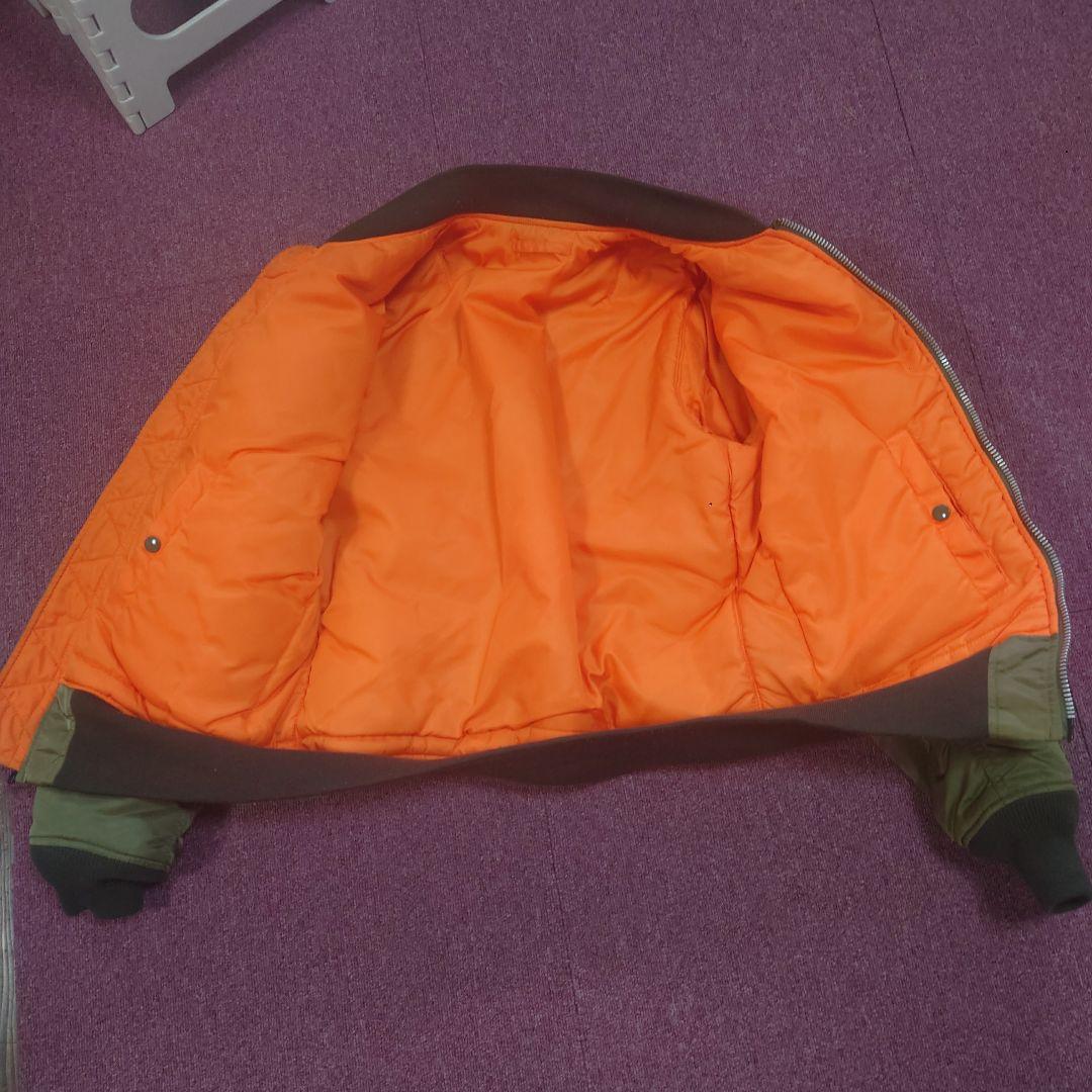 アルファインダストリーズ　MA-1フライトジャケット ワッペンsize L