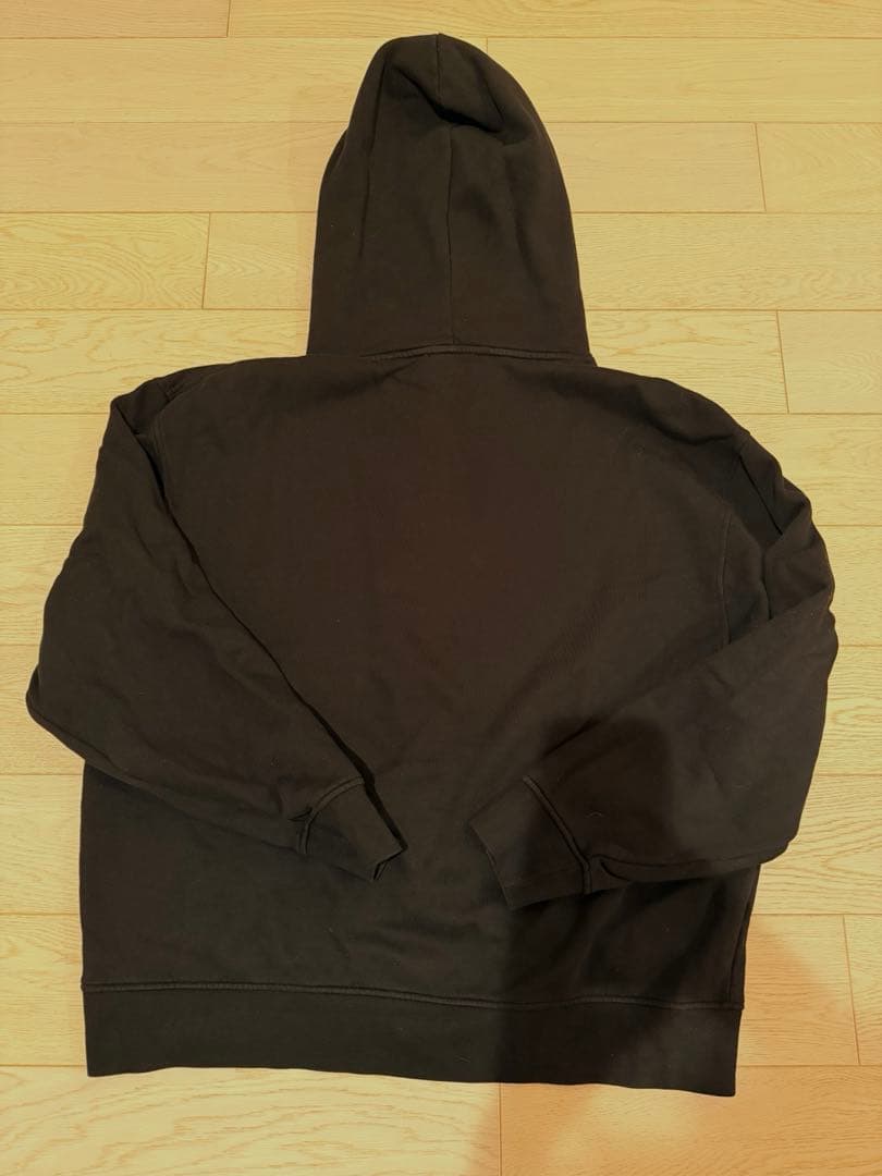 極美品 Acne Studios アクネ 黒 フード フーディ パーカー 旧ロゴ