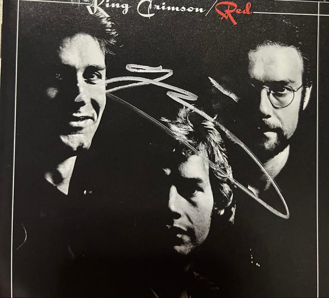 King Crimson 紙ジャケCD 2枚セット 直筆サイン入り