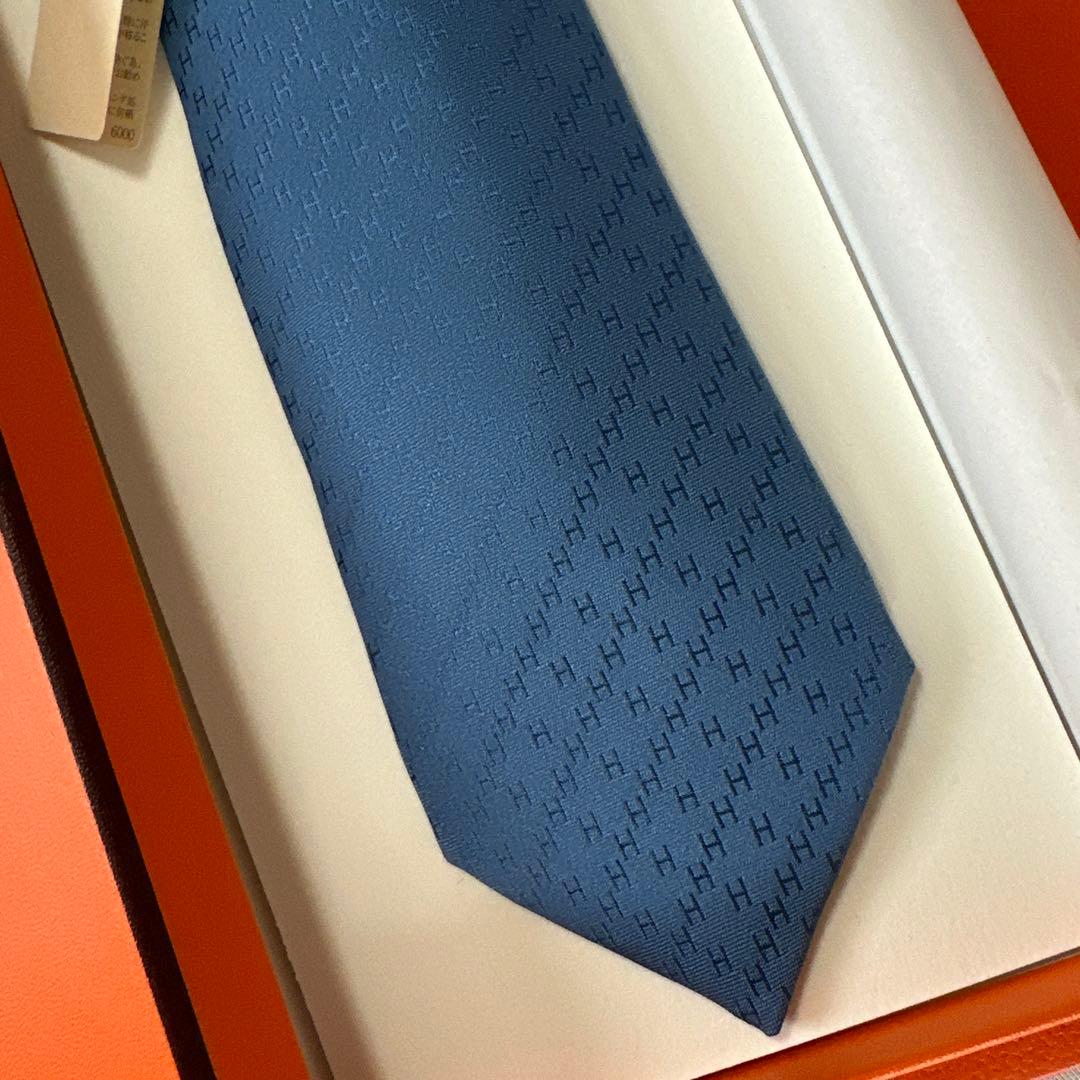 専用です。　エルメス ネクタイ H織りタイ 7 cm 《ニューH》 新品 未使用