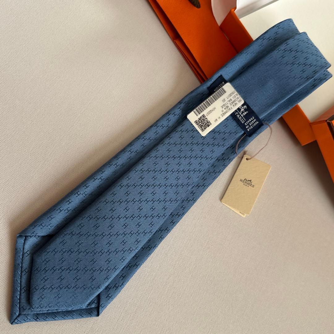 専用です。　エルメス ネクタイ H織りタイ 7 cm 《ニューH》 新品 未使用