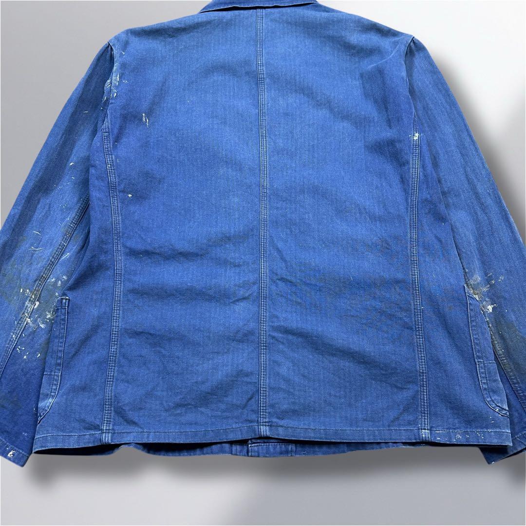 70~80's' alsecco ワークジャケット ペンキフェード ドイツ製