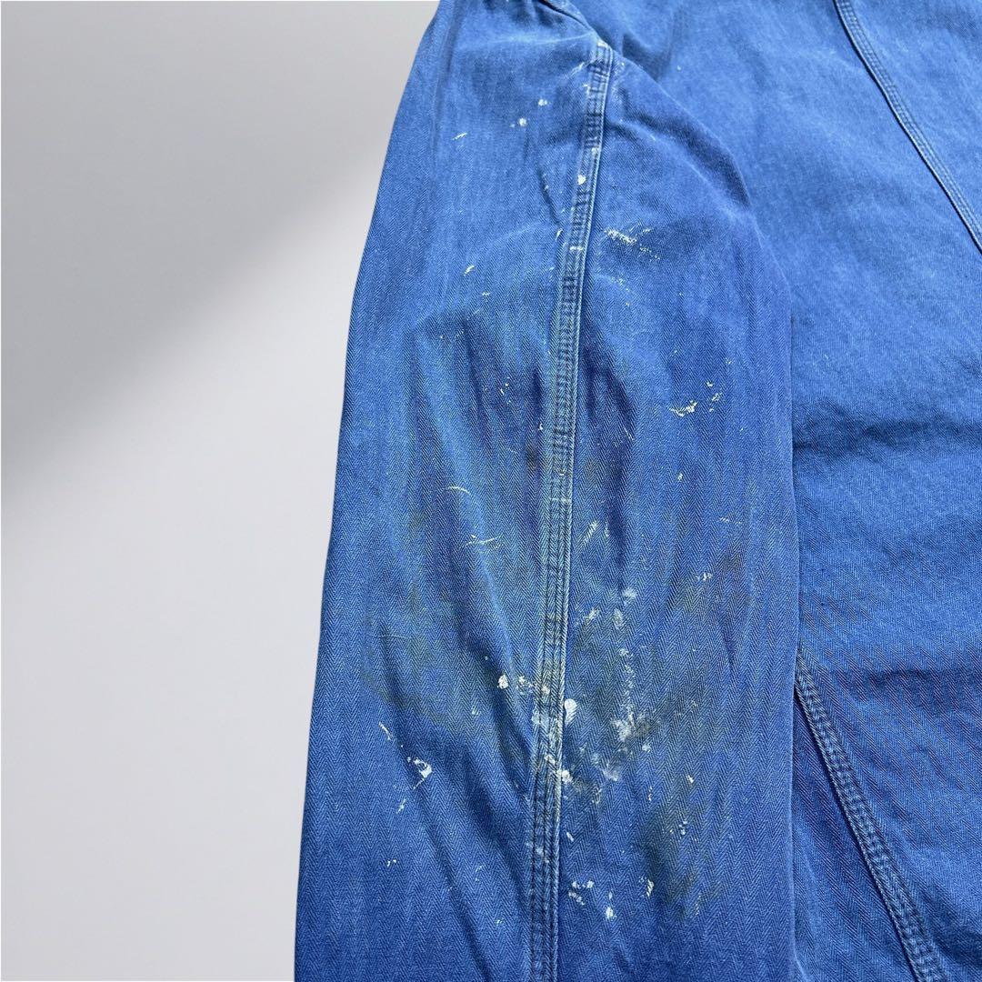 70~80's' alsecco ワークジャケット ペンキフェード ドイツ製