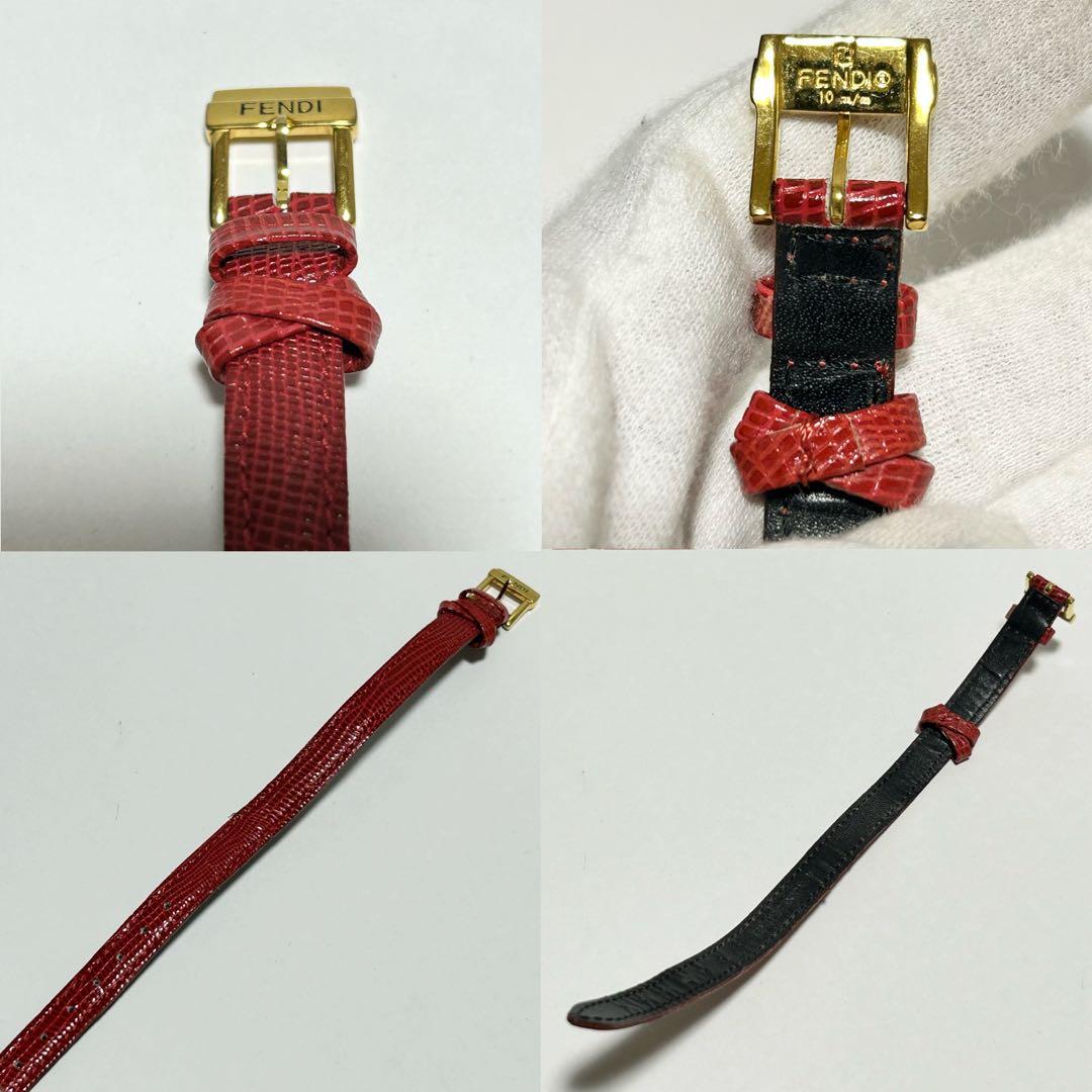 稼働/新品電池 FENDI カメレオン チェンジベルト 640L ベルト4本