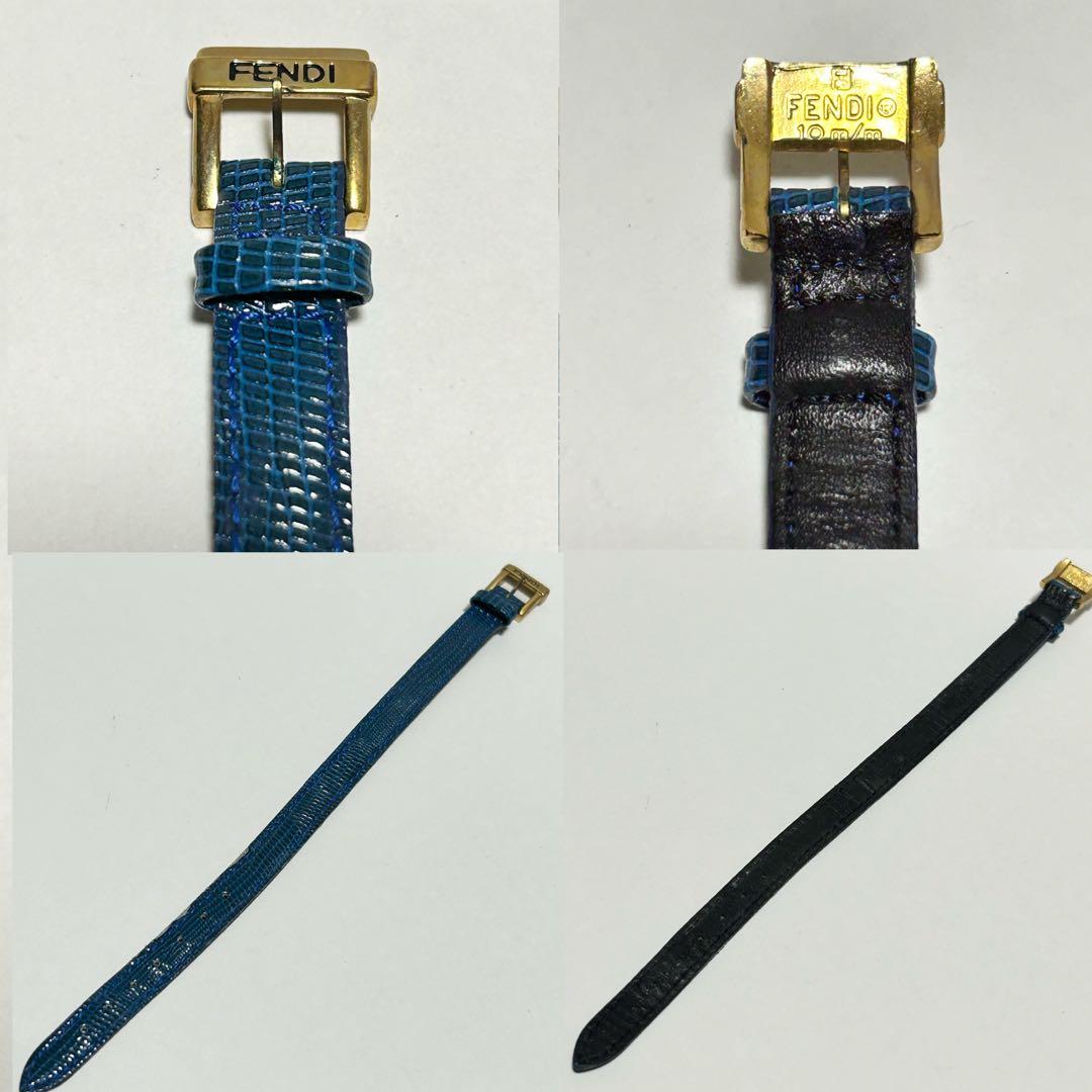 稼働/新品電池 FENDI カメレオン チェンジベルト 640L ベルト4本