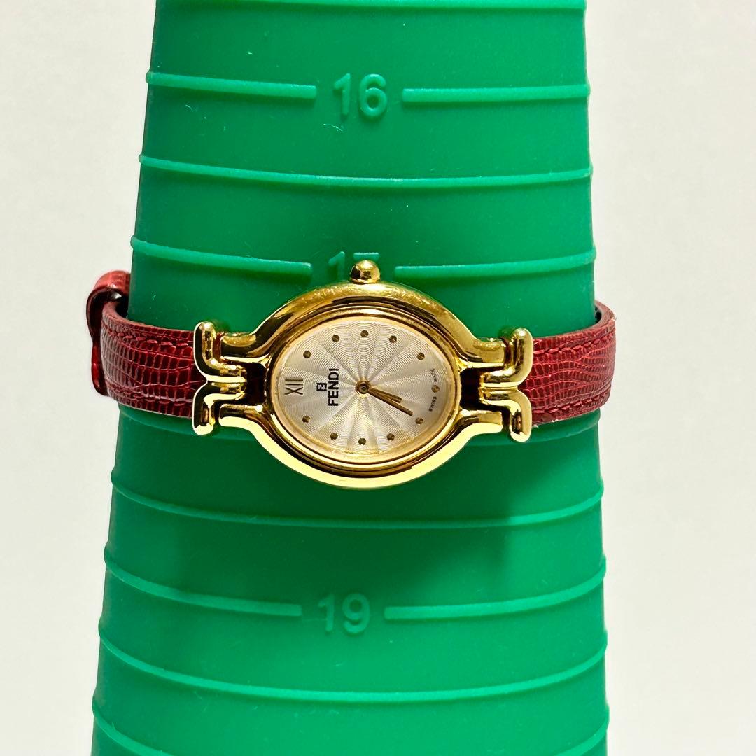 稼働/新品電池 FENDI カメレオン チェンジベルト 640L ベルト4本