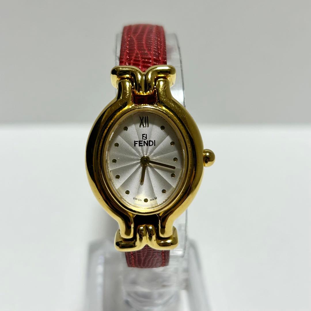 稼働/新品電池 FENDI カメレオン チェンジベルト 640L ベルト4本