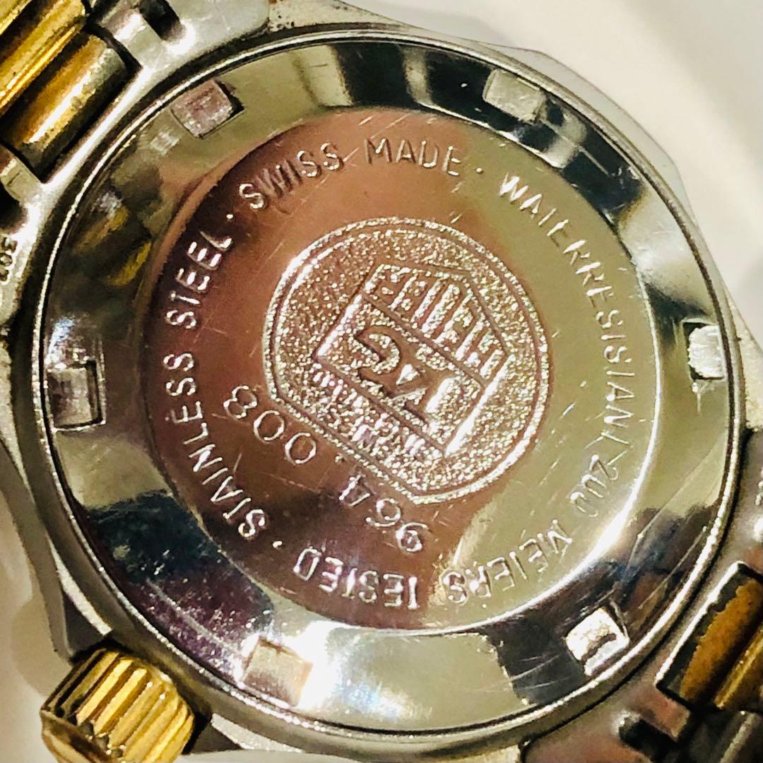 タグホイヤー プロフェッショナル 2000 964.008 腕時計ゴールド文字盤