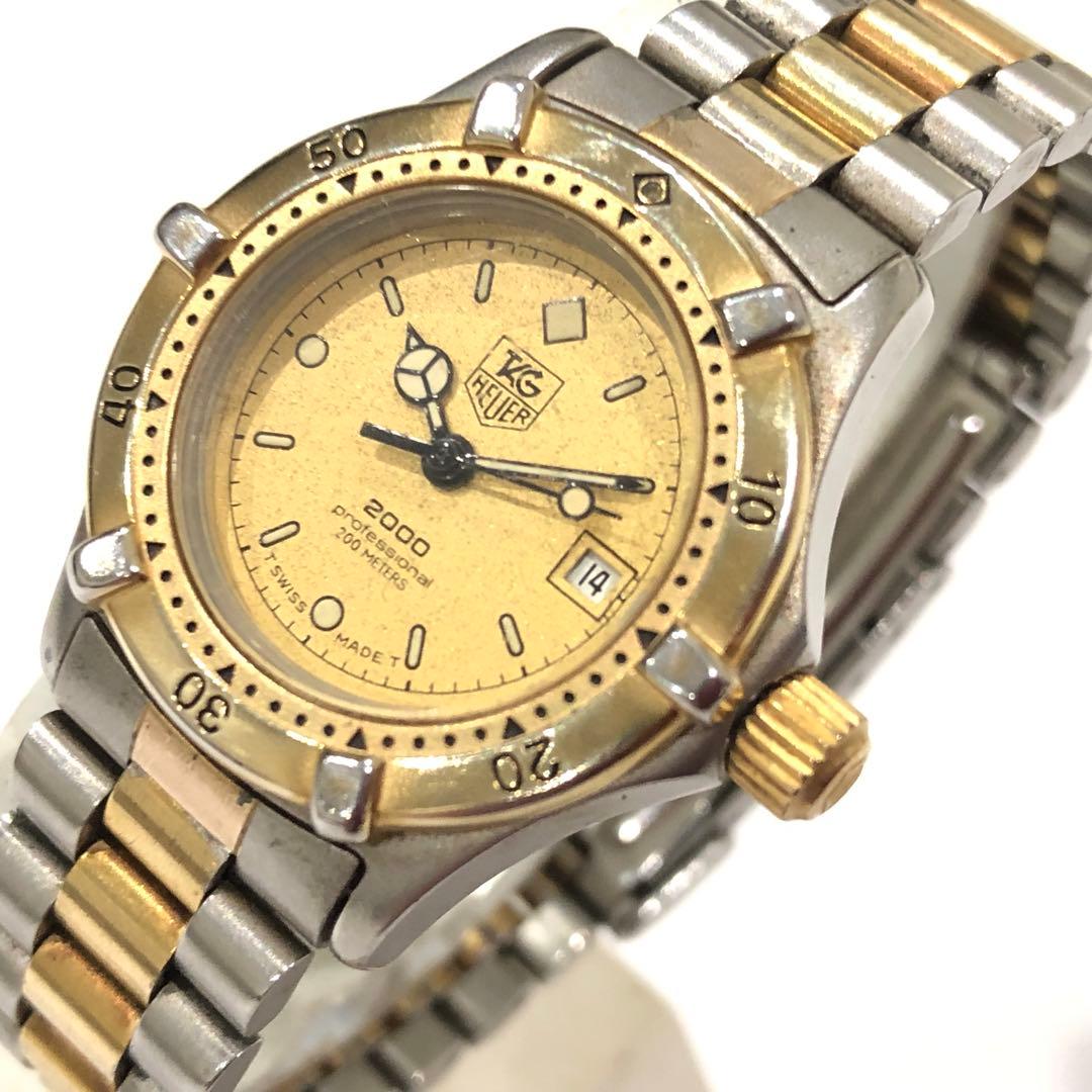 タグホイヤー プロフェッショナル 2000 964.008 腕時計ゴールド文字盤