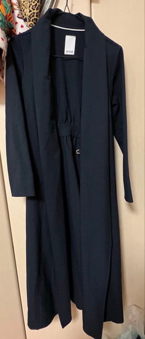 JENNEジェンヌ ショール風オードリーコート